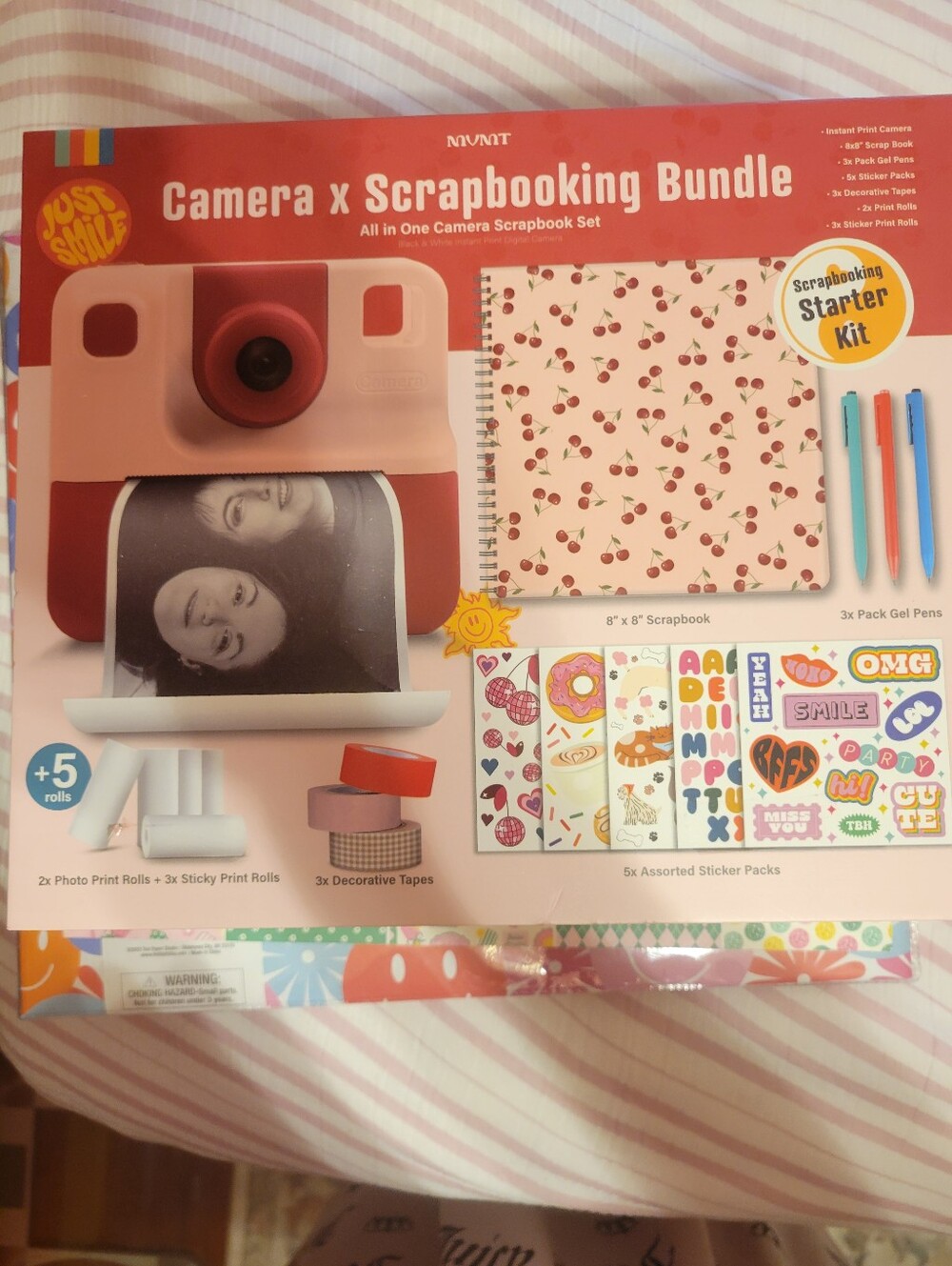 Camera x Scrapbooking Bundle - Pink & Red